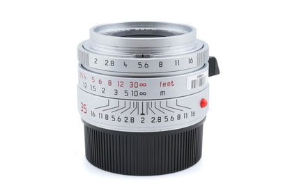 Leica 35mm f2 Summicron-M ASPH. (Type I) (Silver, 11882)