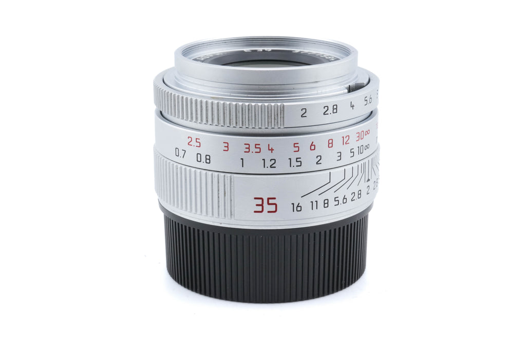 Leica 35mm f2 Summicron-M ASPH. (Type I) (Silver, 11882)