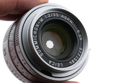 Leica 35mm f2 Summicron-M ASPH. (Type I) (Silver, 11882)