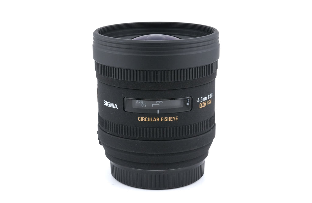 Sigma 4.5mm f2.8 EX DC HSM