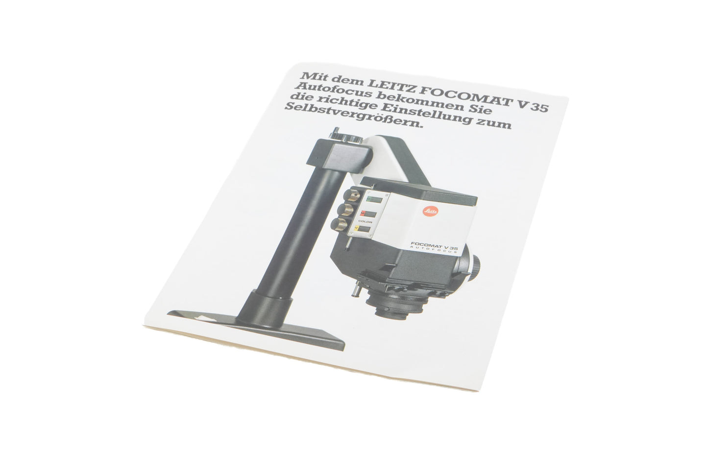 Leica Focomat V35 Brochure