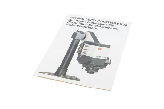 Leica Focomat V35 Brochure