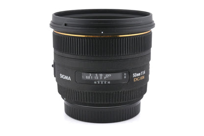 Sigma 50mm f1.4 EX DG HSM