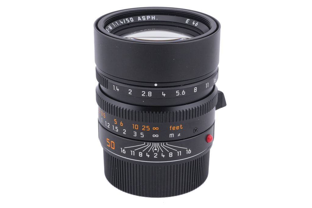 Leica 50mm f1.4 Summilux-M ASPH. (Type I) (Black, 11891 / 11716)