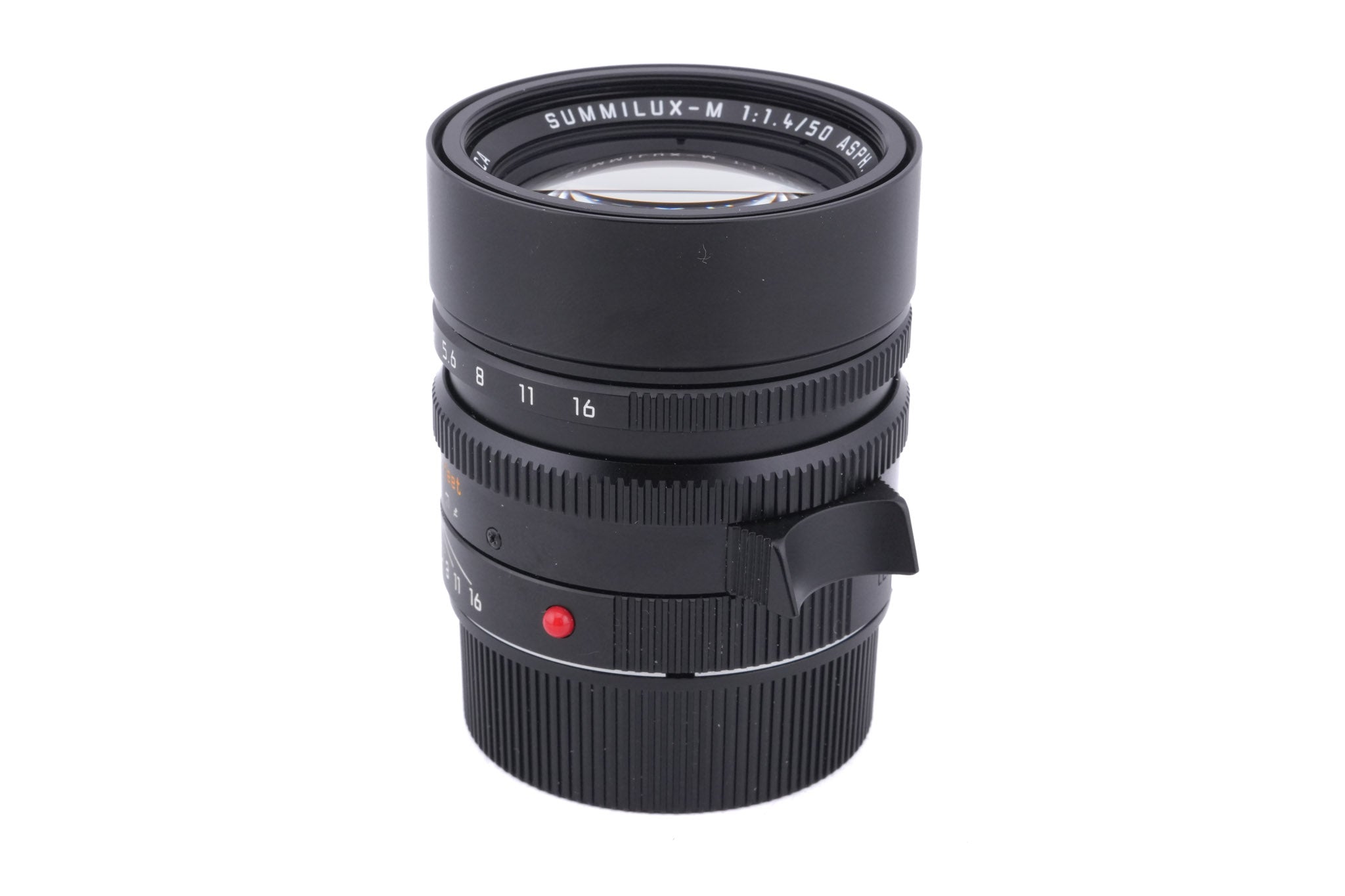 Leica 50mm f1.4 Summilux-M ASPH. (Type I) (Black, 11891 / 11716)