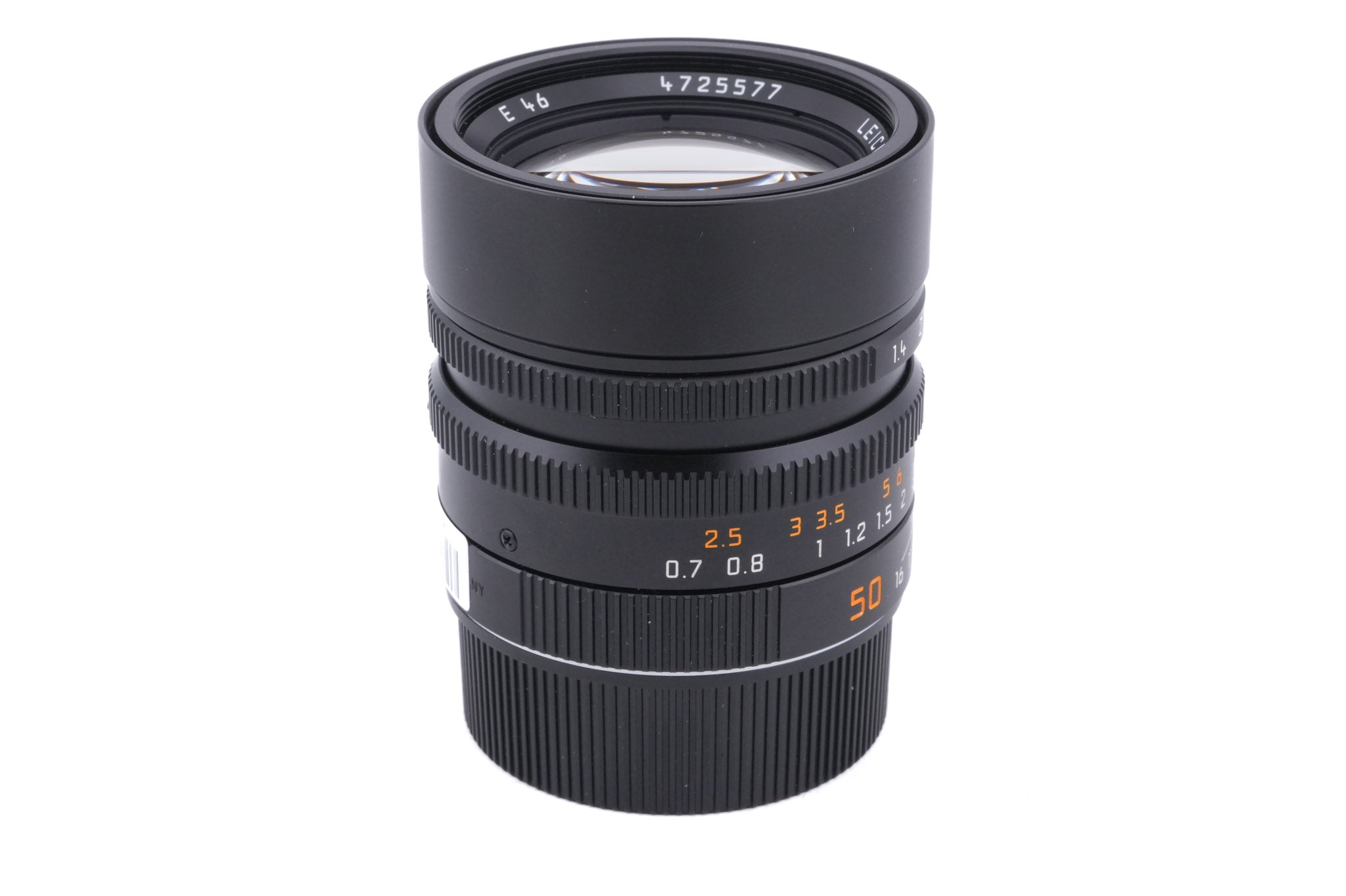 Leica 50mm f1.4 Summilux-M ASPH. (Type I) (Black, 11891 / 11716)