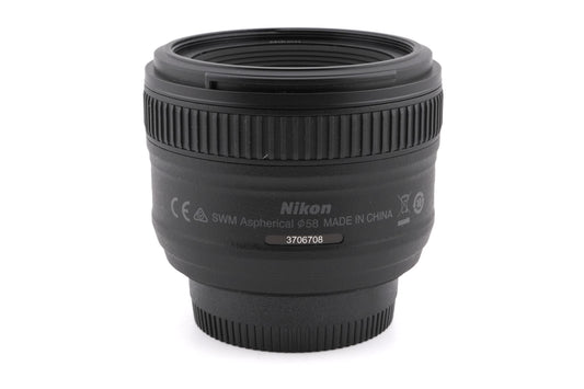 Nikon 50mm AF-S Nikkor G Lens – Kamerastore