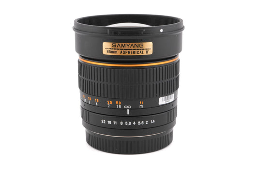 Samyang 85mm f1.4 Aspherical IF