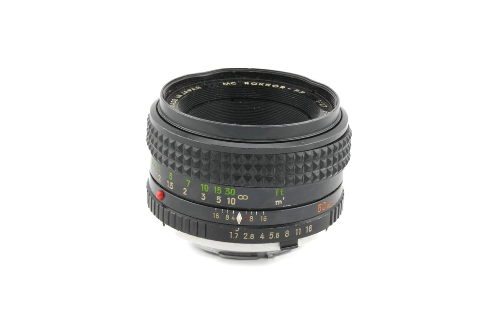 Minolta 50mm f1.7 MC Rokkor-PF