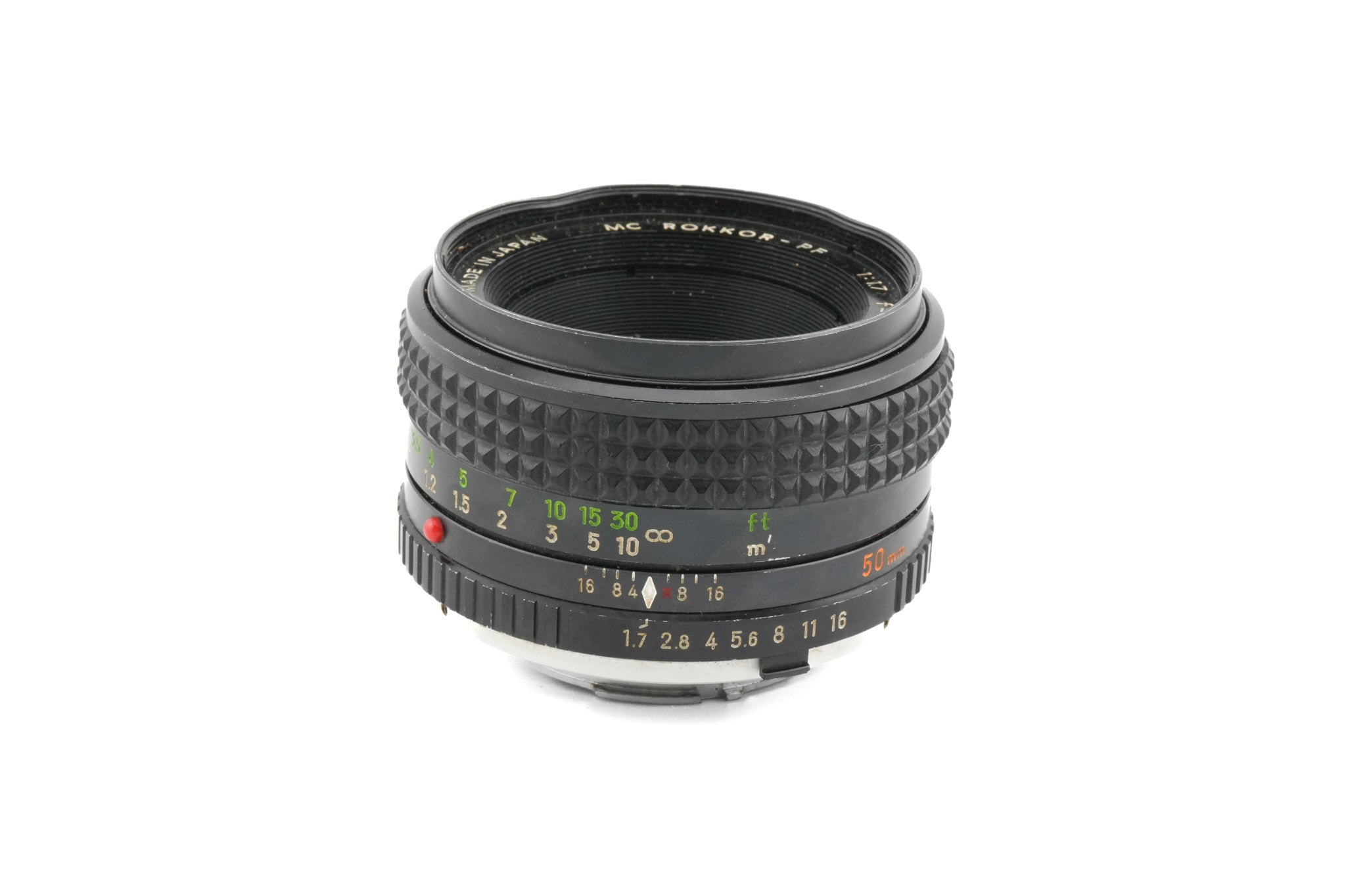 Minolta 50mm f1.7 MC Rokkor-PF