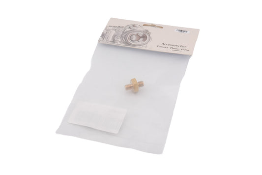 StudioKing 1/4" - 1/4" MC-1060B Male Spigot Adapter