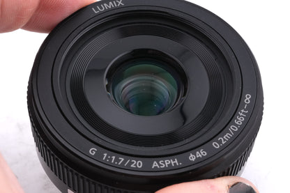 Panasonic 20mm f1.7 Lumix G ASPH. (H-H020A)