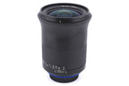 Carl Zeiss 25mm f1.4 Distagon T* Milvus ZE