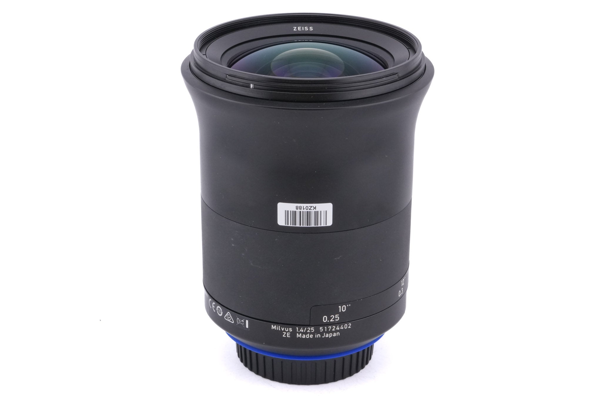 Carl Zeiss 25mm f1.4 Distagon T* Milvus ZE