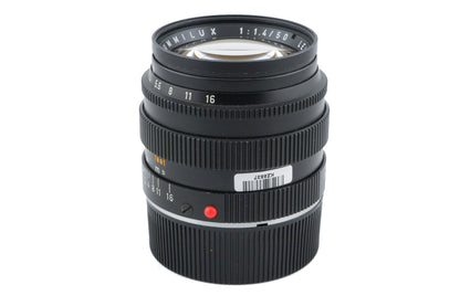Leica 50mm f1.4 Summilux (Type II v2) (Black, 11114)