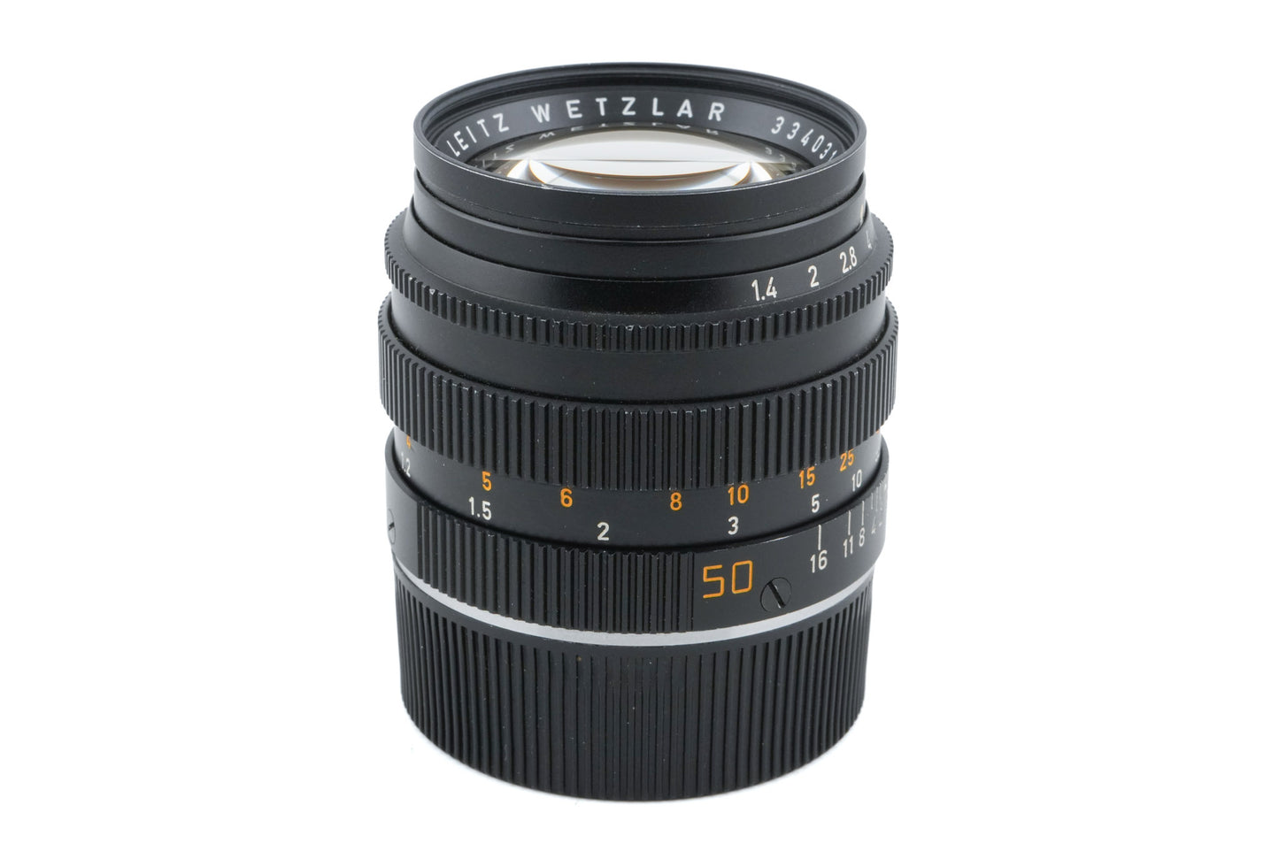 Leica 50mm f1.4 Summilux (Type II v2) (Black, 11114)