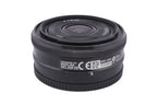 Sony 20mm f2.8 (SEL20F28)