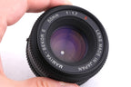 Mamiya 50mm f1.7 Sekor E