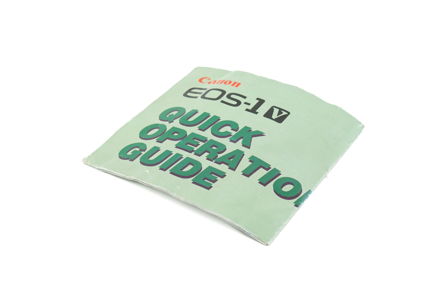 Canon EOS-1V Quick Operation Guide - Accessory