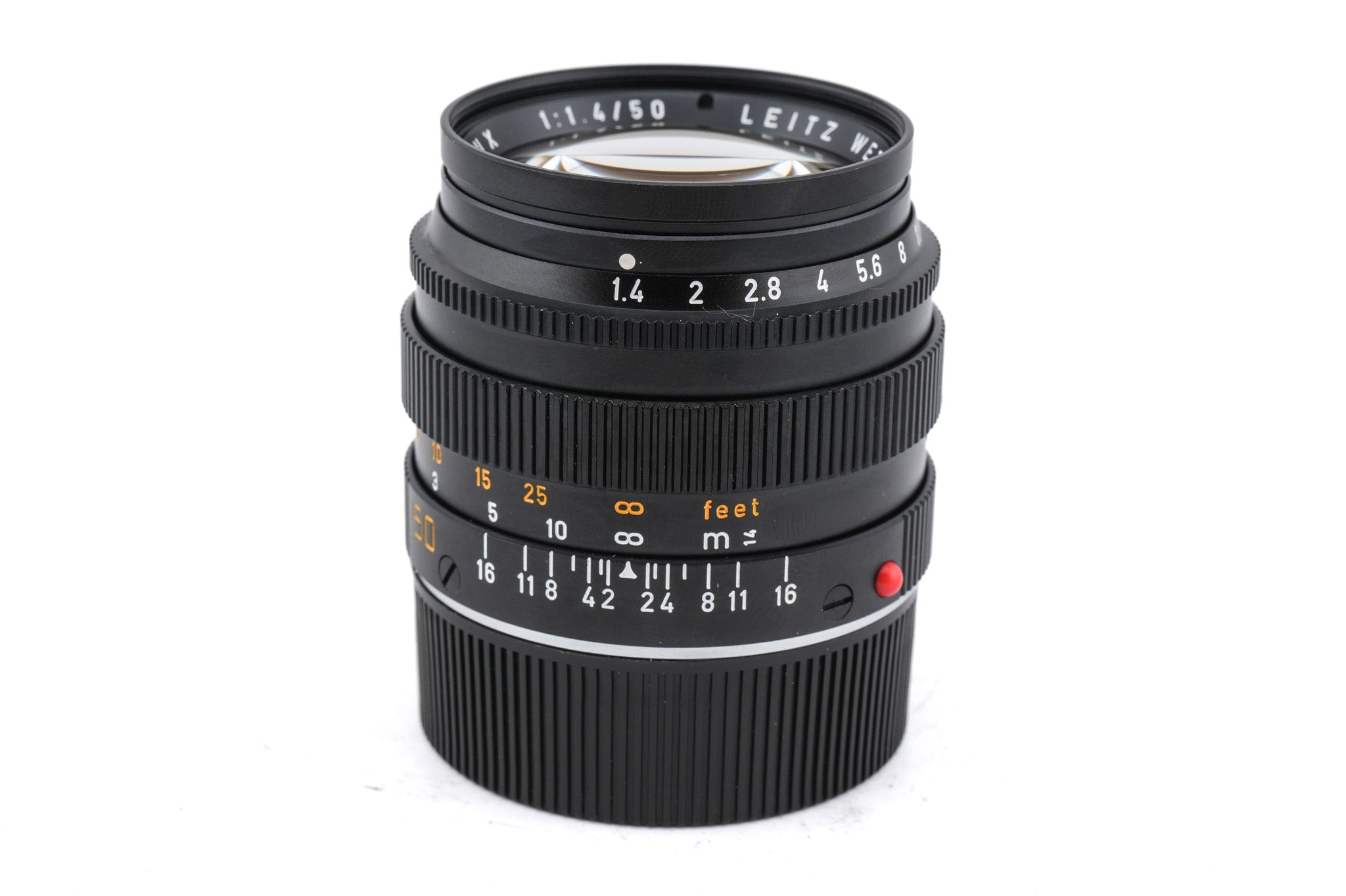 Leica 50mm f1.4 Summilux (Type II v2) (Black, 11114) - Lens