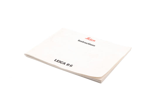 Leica R6 Instructions - Accessory