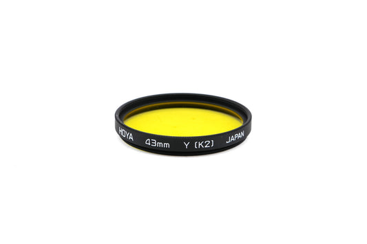 Hoya 43mm Yellow Filter Y (K2) - Accessory