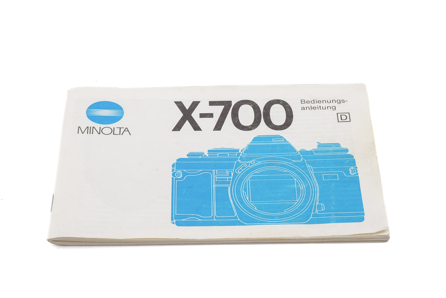 Minolta X-700 Instructions