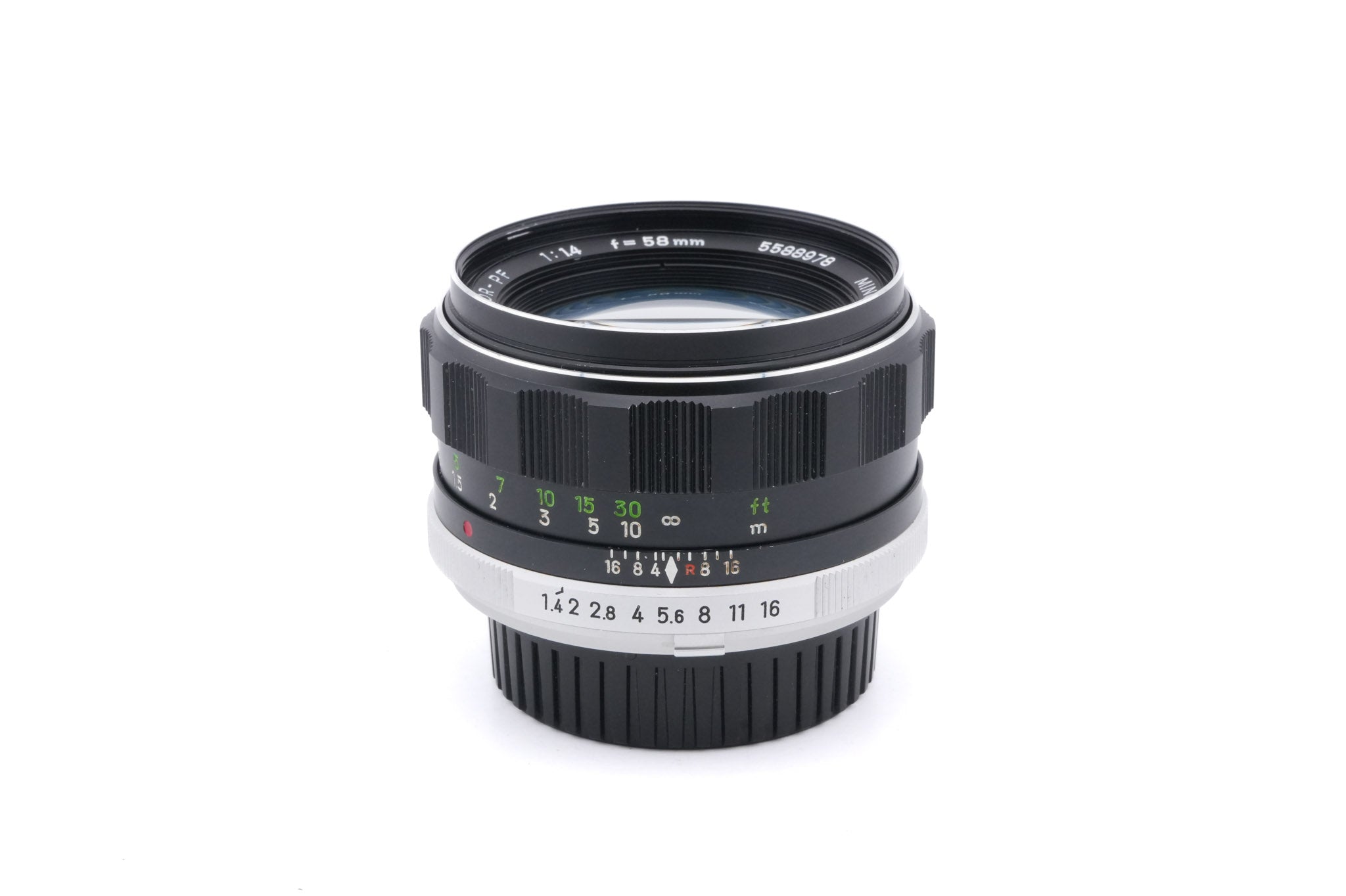 Minolta 58mm f1.4 MC Rokkor-PF