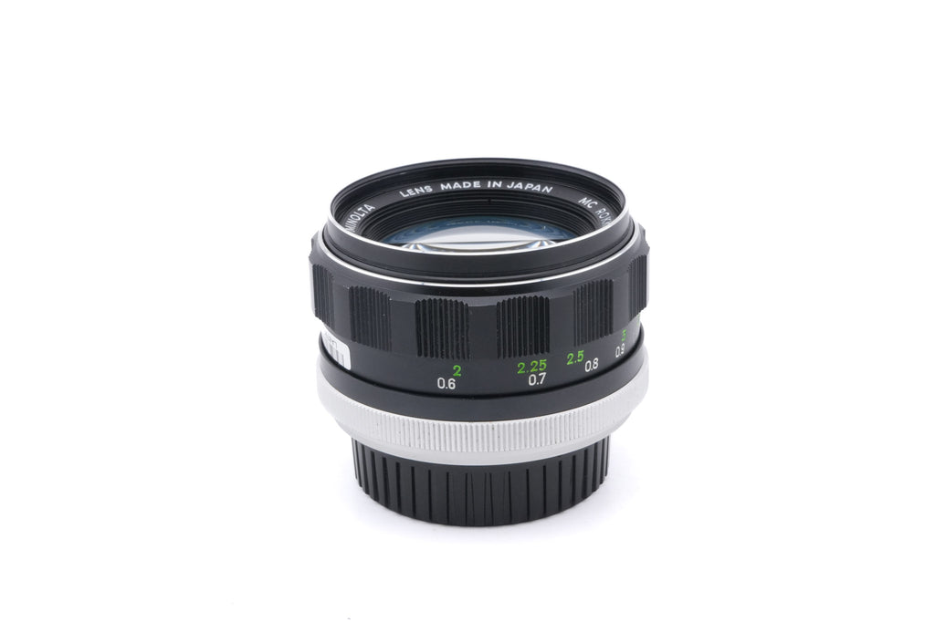 Minolta 58mm f1.4 MC Rokkor-PF