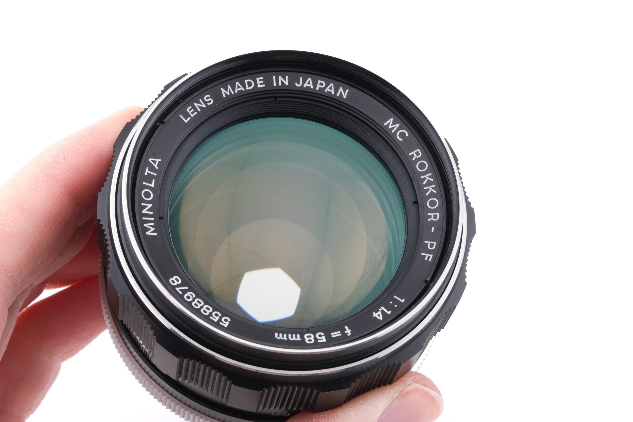 Minolta 58mm f1.4 MC Rokkor-PF