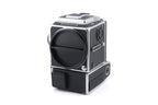 Hasselblad 553ELX (Silver, 10167) + Waist Level Finder (New / Chrome, 42315) + Checked Focusing Screen With Central Grid (42250)