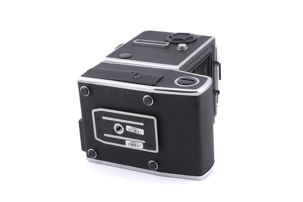 Hasselblad 553ELX (Silver, 10167) + Waist Level Finder (New / Chrome, 42315) + Checked Focusing Screen With Central Grid (42250)
