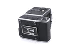 Hasselblad 553ELX (Silver, 10167) + Waist Level Finder (New / Chrome, 42315) + Checked Focusing Screen With Central Grid (42250)