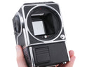 Hasselblad 553ELX (Silver, 10167) + Waist Level Finder (New / Chrome, 42315) + Checked Focusing Screen With Central Grid (42250)