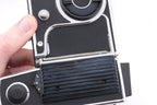 Hasselblad 553ELX (Silver, 10167) + Waist Level Finder (New / Chrome, 42315) + Checked Focusing Screen With Central Grid (42250)
