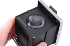 Hasselblad 553ELX (Silver, 10167) + Waist Level Finder (New / Chrome, 42315) + Checked Focusing Screen With Central Grid (42250)