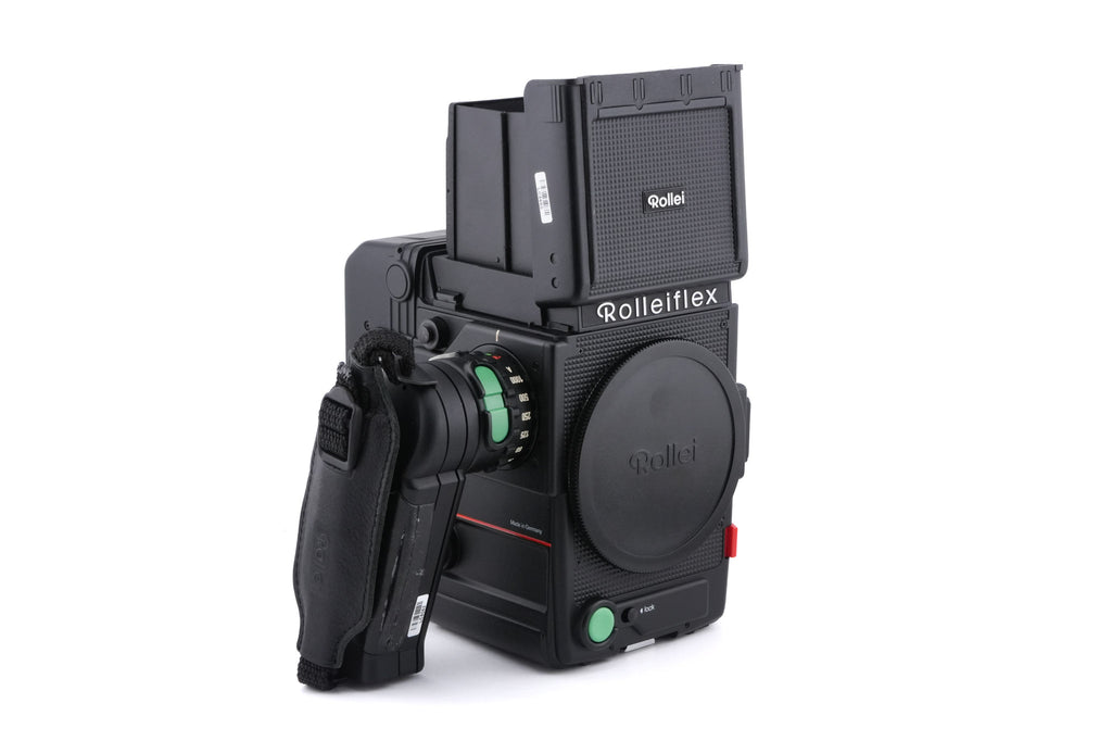 Rollei Rolleiflex 6008 Integral Professional + Rolleiflex Waist Level Finder + Magazin 6000 6x6/120 Film Back + Action Grip + 120 Film Insert + Bright Focusing Screen With Central Split-image Rangefinder And Microprism Collar