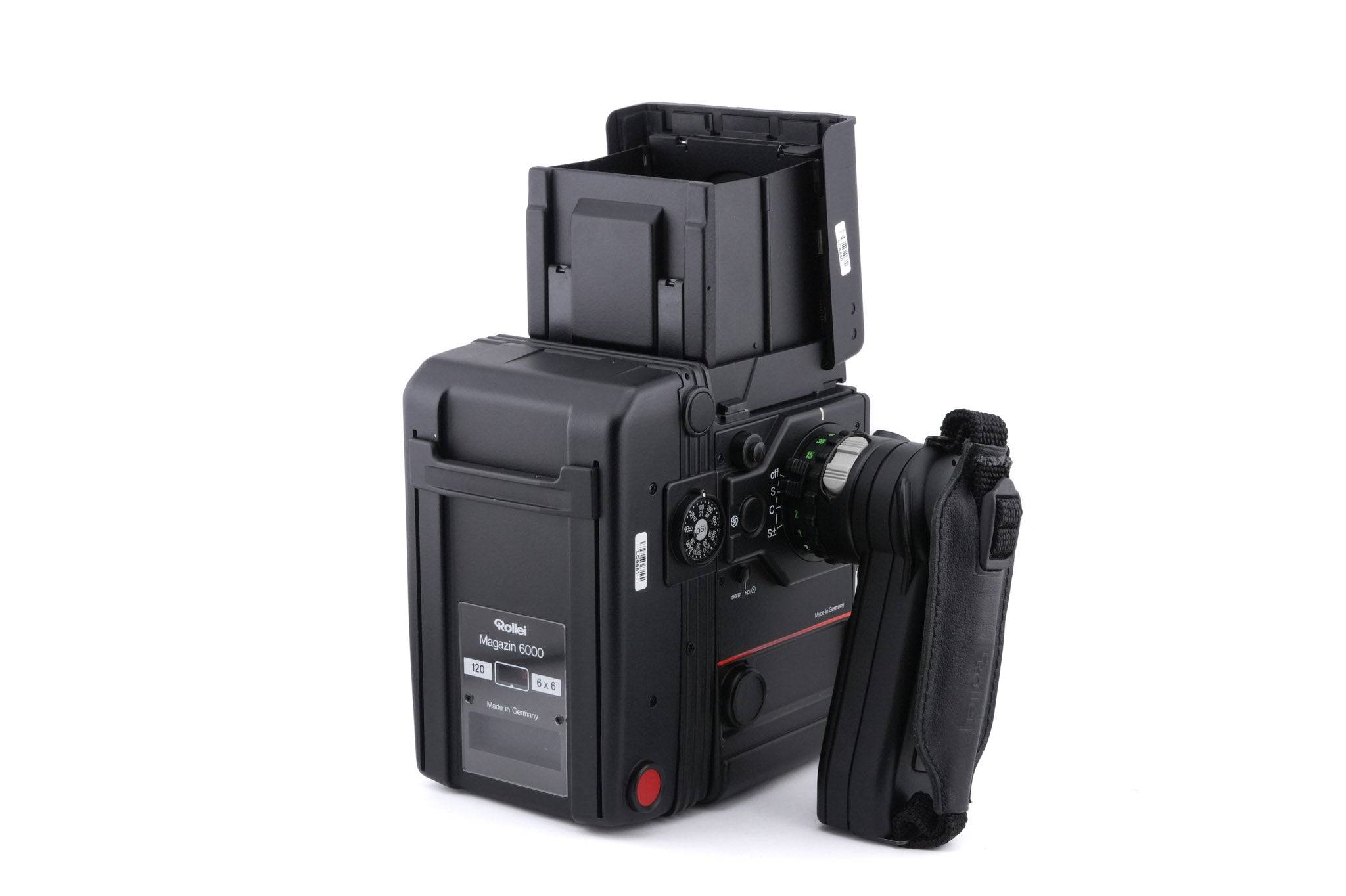 Rollei Rolleiflex 6008 Integral Professional + Rolleiflex Waist Level Finder + Magazin 6000 6x6/120 Film Back + Action Grip + 120 Film Insert + Bright Focusing Screen With Central Split-image Rangefinder And Microprism Collar