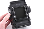 Rollei Rolleiflex 6008 Integral Professional + Rolleiflex Waist Level Finder + Magazin 6000 6x6/120 Film Back + Action Grip + 120 Film Insert + Bright Focusing Screen With Central Split-image Rangefinder And Microprism Collar