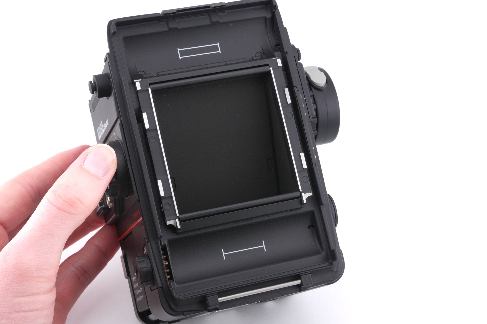 Rollei Rolleiflex 6008 Integral Professional + Rolleiflex Waist Level Finder + Magazin 6000 6x6/120 Film Back + Action Grip + 120 Film Insert + Bright Focusing Screen With Central Split-image Rangefinder And Microprism Collar