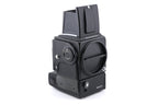 Hasselblad 500EL/M (Black, 10219) + Waist Level Finder (Old / Black, 42277) + Focusing Screen with Central Grid and Split Image Rangefinder (42218)