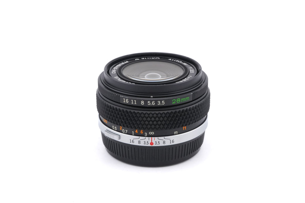 Olympus 28mm f3.5 G.Zuiko Auto-W + 49mm Lens Hood (28mm f3.5)