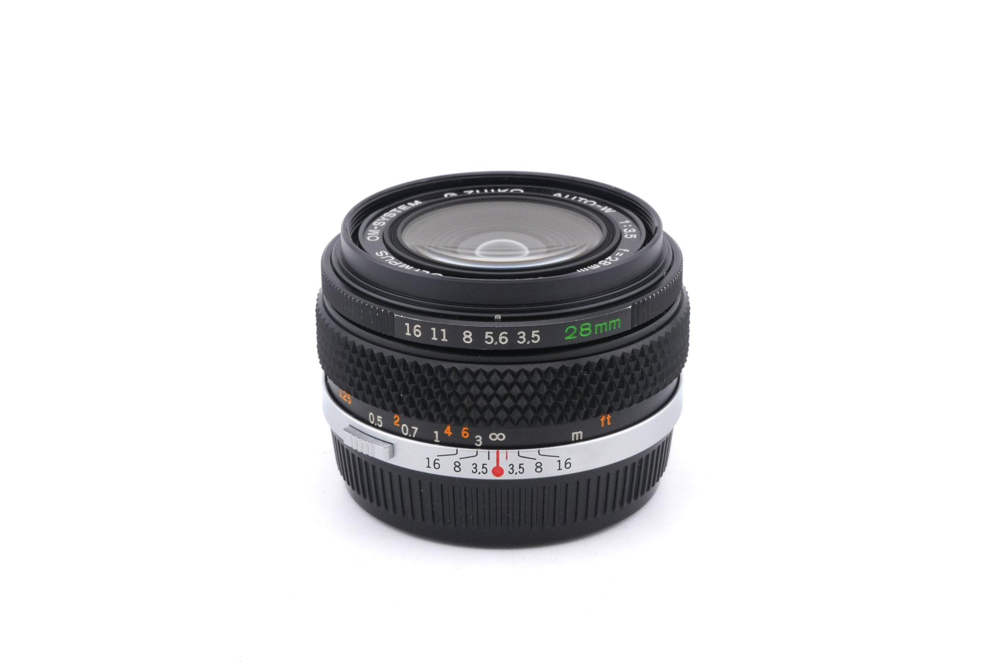 Olympus 28mm f3.5 G.Zuiko Auto-W + 49mm Lens Hood (28mm f3.5)