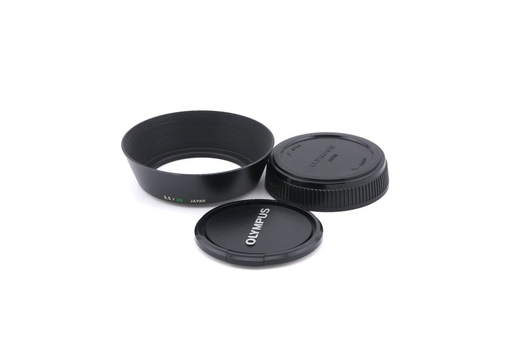 Olympus 28mm f3.5 G.Zuiko Auto-W + 49mm Lens Hood (28mm f3.5)