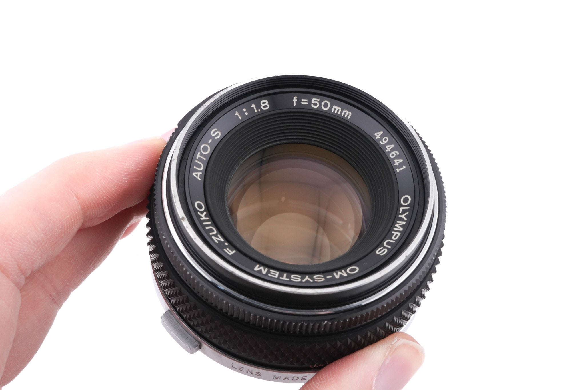 Olympus 50mm f1.8 F.Zuiko Auto-S