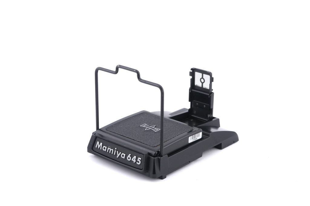 Mamiya M645 + Waist Level Finder S + 80mm f2.8 Sekor C + 120 Roll Film Insert + 645 Focusing Screen No. 1