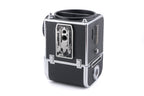Hasselblad 500C/M (Silver, 10026) + Standard Focusing Screen (42161) + Standard Winding Knob (44024) + A12 Film Magazine (Silver, 30074) + Waist Level Finder (Old / Silver, 42021)