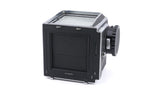 Hasselblad 500C/M (Silver, 10026) + Standard Focusing Screen (42161) + Standard Winding Knob (44024) + A12 Film Magazine (Silver, 30074) + Waist Level Finder (Old / Silver, 42021)