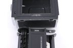 Hasselblad 500C/M (Silver, 10026) + Standard Focusing Screen (42161) + Standard Winding Knob (44024) + A12 Film Magazine (Silver, 30074) + Waist Level Finder (Old / Silver, 42021)