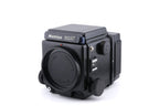 Mamiya RZ67 Professional + 120 6x7 Roll Film Holder Professional + Waist Level Finder + Type A3 Focusing Screen